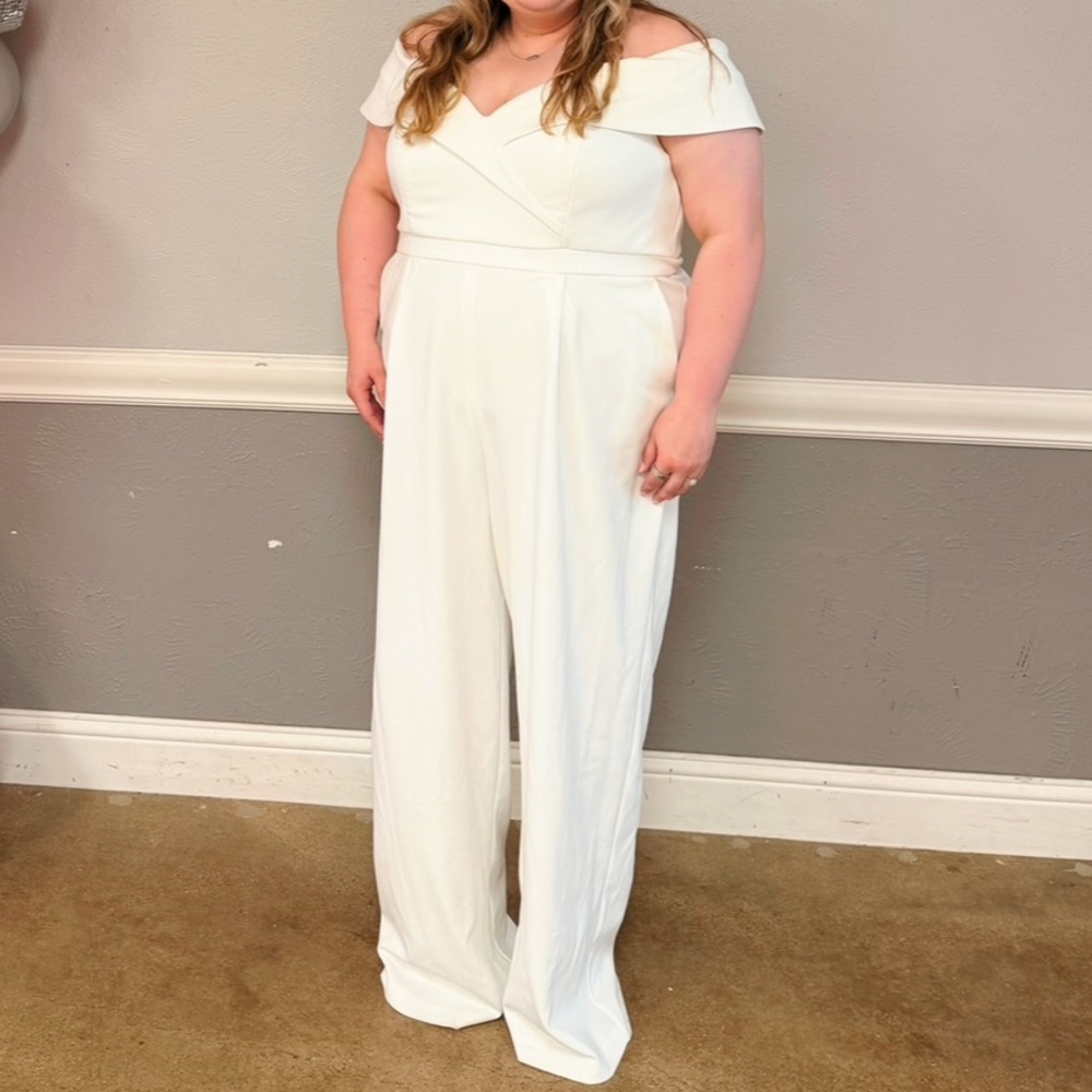 White Bridal Jumpsuit